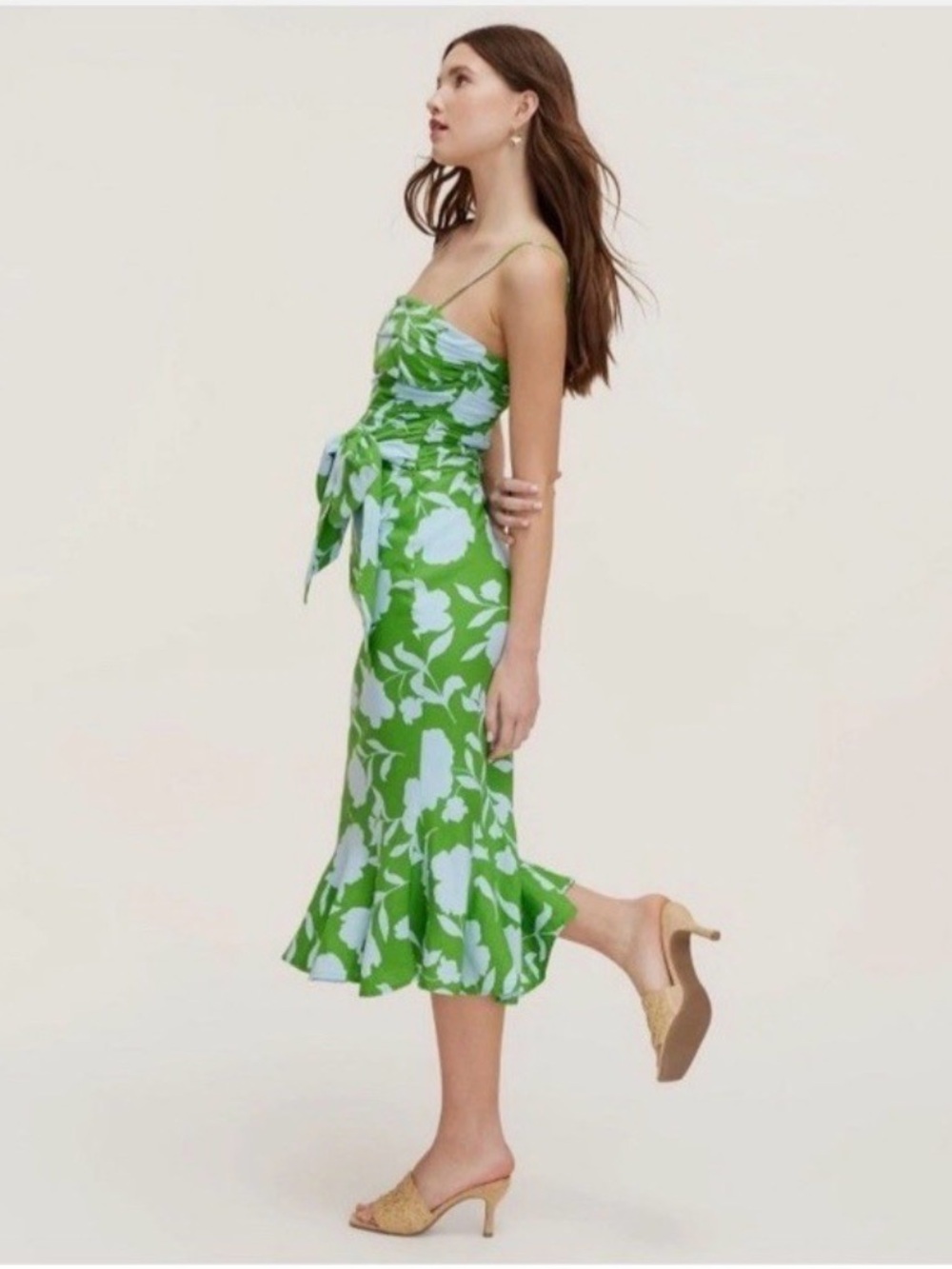Kate Spade x Target Rose Ruched Linen Tank Top & Skirt Set NWOT
